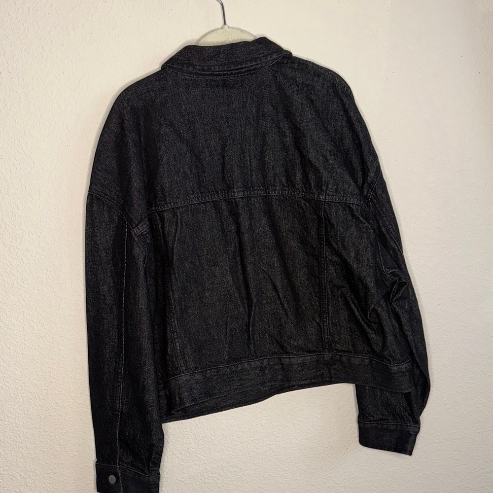 Banana Republic Black Jean Jacket - Picture 8 of 10
